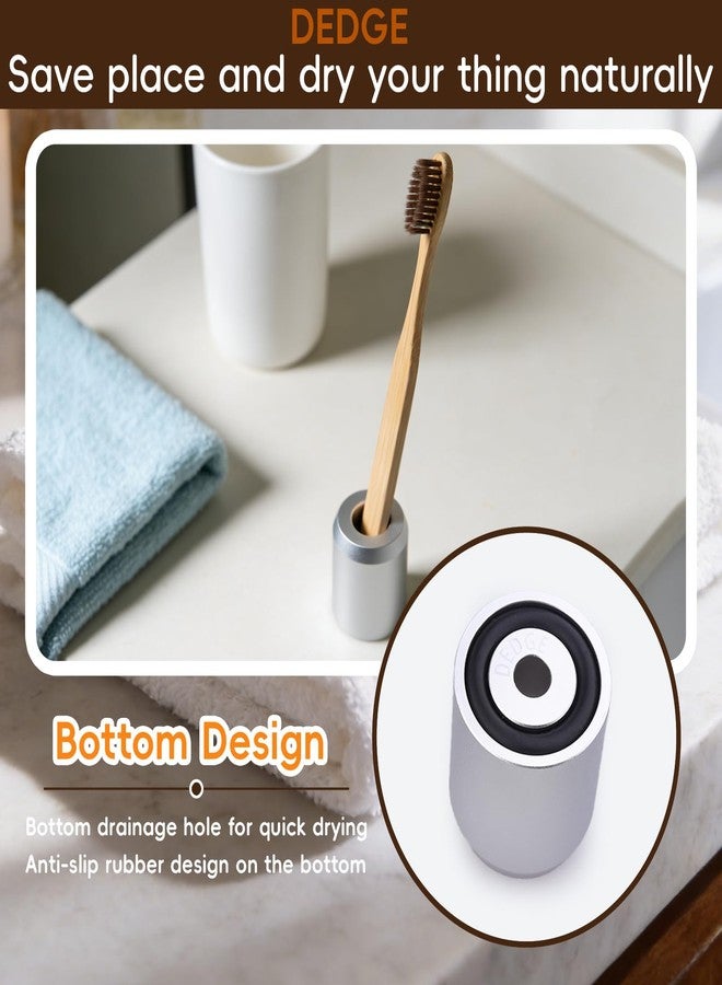 DEDGE Safety Razor Stand Matte Silver-Razor Holder Stand-Double Edge Safety Razor Stand-Shaver Holder for Bathroom Accessory-Opening Dimension is 1.7cm/0.67" - Image 3